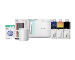8001862 - Bundle CRICUT Mug Press Emea Impresora Taza Hojas de Tinta Infusible Bolgrafo Infusible Taza Cermica (CRC-8001862)