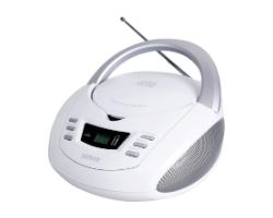TCU-211WHITE - Radio CD DENVER LCD MP3 USB FM Blanco (TCU-211WH)