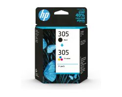 6ZD17AE - Tinta HP Multipack Tricolor Negro (6ZD17AE) N305