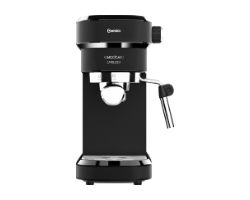 01651 - Cafetera CECOTEC Espresso/Capuchino Cafelizzia 790 Black Pro Manmetro 1350W 20 Bares Sistema Thermoblock Modo Auto para 1/2 Cafs Vaporizador Orientable Depsito 1.2 Litros Negra/Acero Inoxidable (01651)