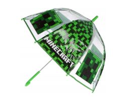 MC00007 - Paraguas Campana Manual Transparente 46cm Minecraft (MC00007)