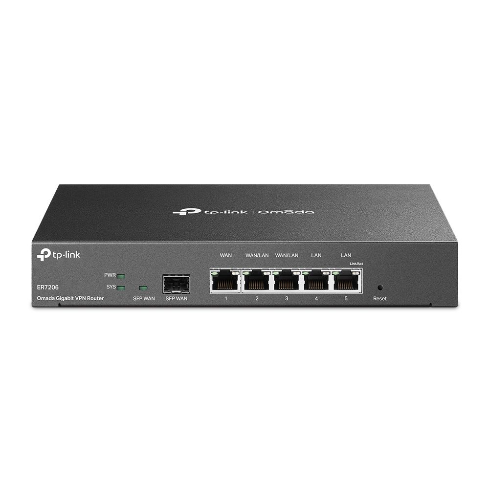 ER7206 - Router TP-Link VPN SafeStream 4XRJ45 Gigabit Ethernet LAN Multi-WAN Negro (TL-ER7206)