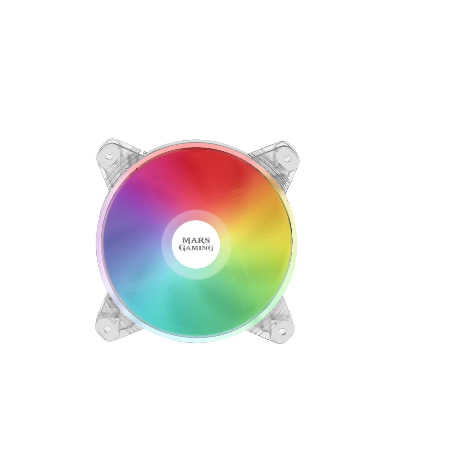 MFD - Ventilador Mars Gaming 120mm 1100rpm Dual RGB Transparente (MFD)