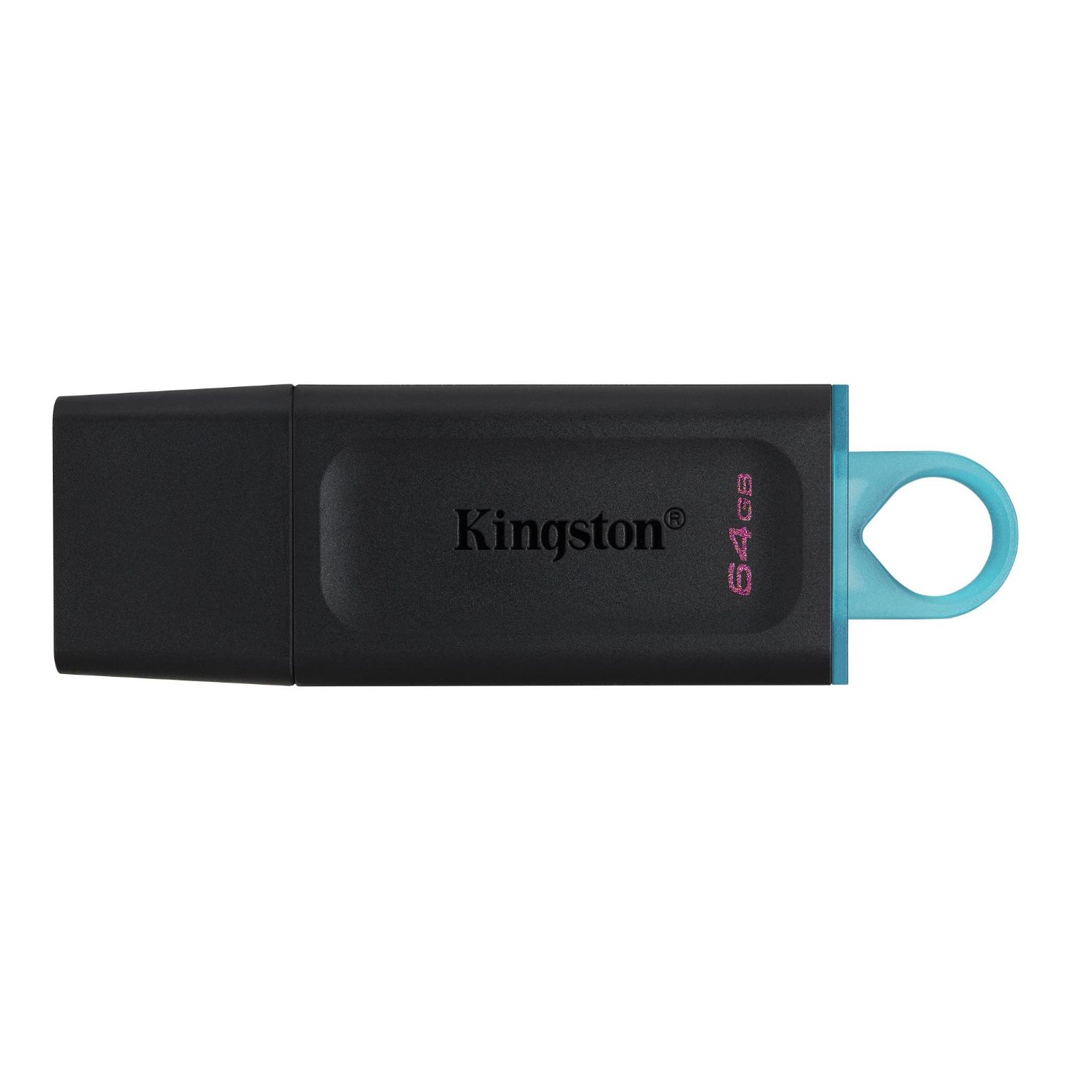 DTX/64GB - Pendrive Kingston Exodia 64Gb USB-A 3.0 Tapa Llavero Negro (DTX/64GB)