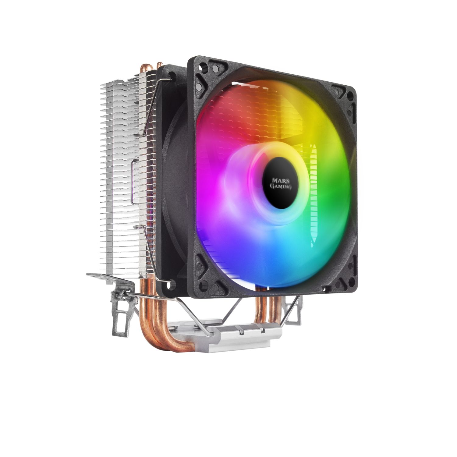 MCPUARGB - Ventilador CPU Mars Gaming Multisocket 90mm 130W RGB Chroma Negro (MCPUARGB)