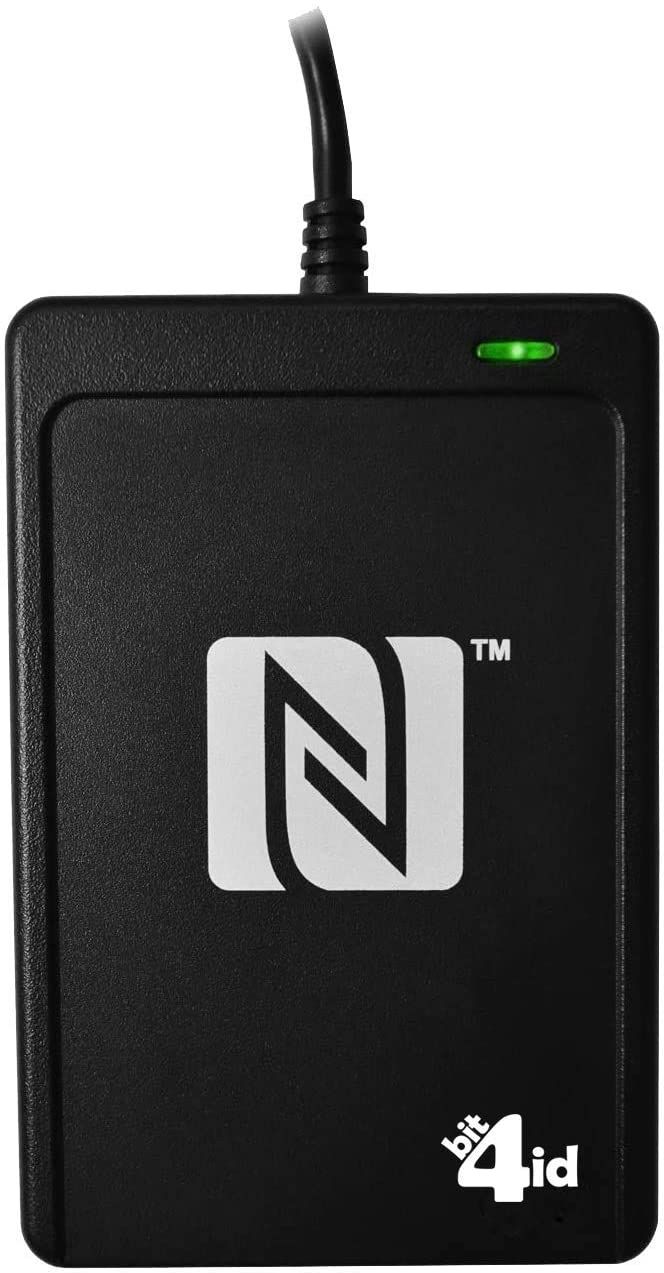 MINAIRNFC2 - BIT4ID MiniLector NFC Grabador Negro (MINAIRNFC2)