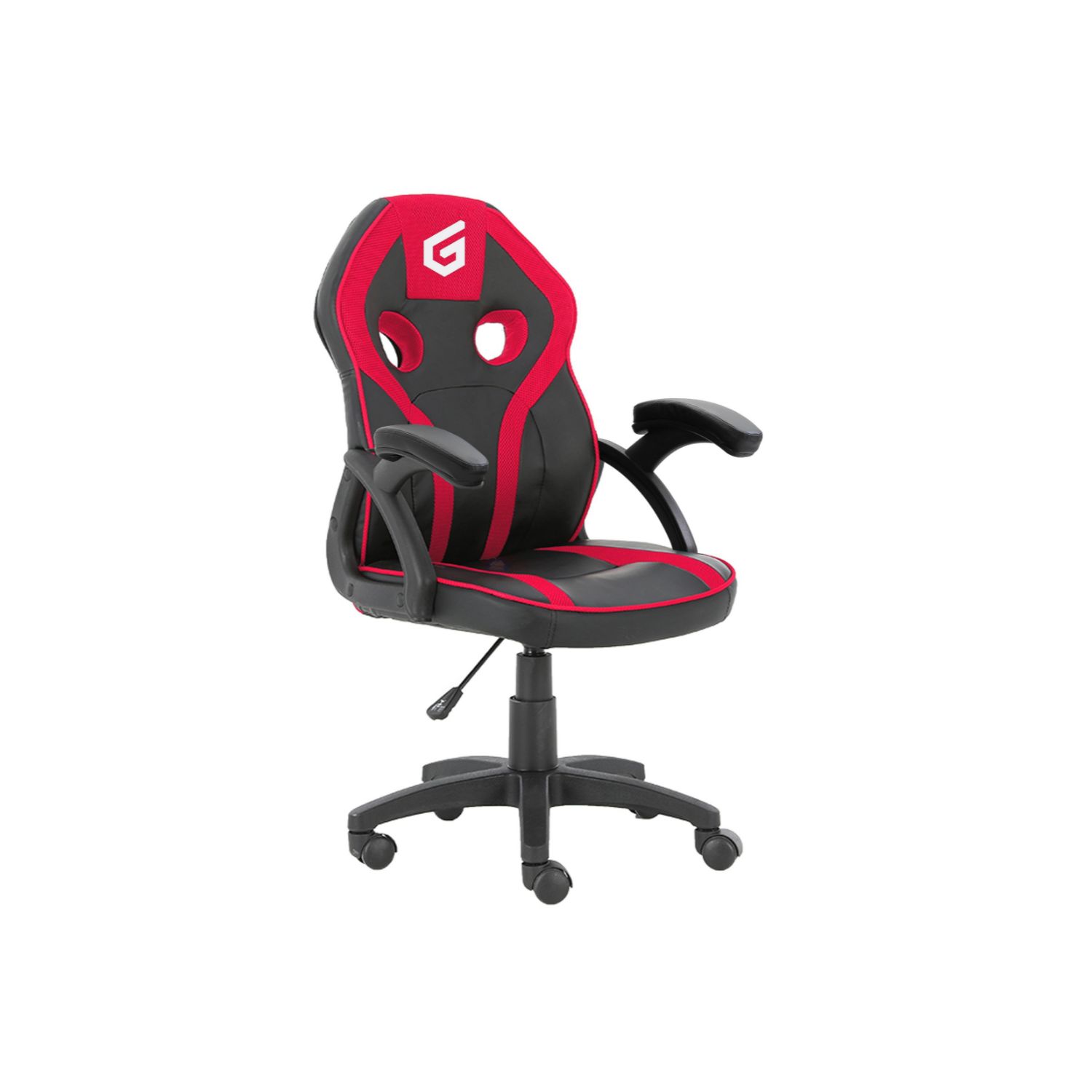 EYOTA06R - Silla Gaming CONCEPTRONIC Junior Asiento y Respaldo acolchados Reposabrazos acolchado Rotaci�n 360� Plancha ergon�mica M�ximo 120Kg Negra/Roja (EYOTA06R)