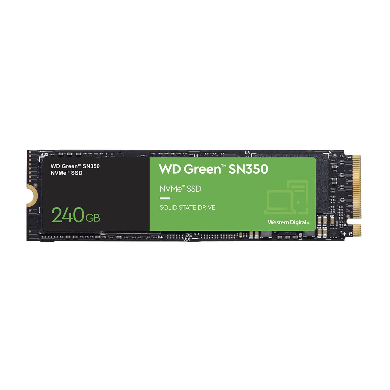 WDS240G2G0C - SSD WD Green 240Gb M.2 NVMe PCIe 3.0 Lectura 2400Mb/s Escritura 900Mb/s Datos 8Gb/s (WDS240G2G0C)