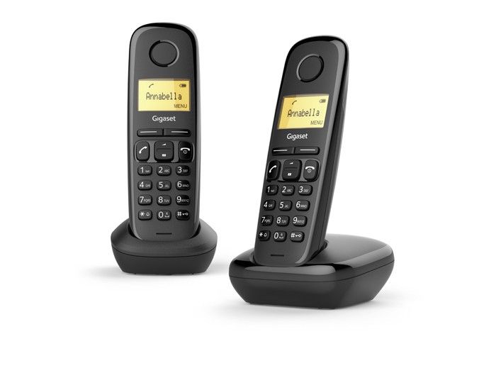 L36852-H2802-D201 - Telfono Inalmbrico GIGASET A170 Duo Negro (L36852-H2802-D201)