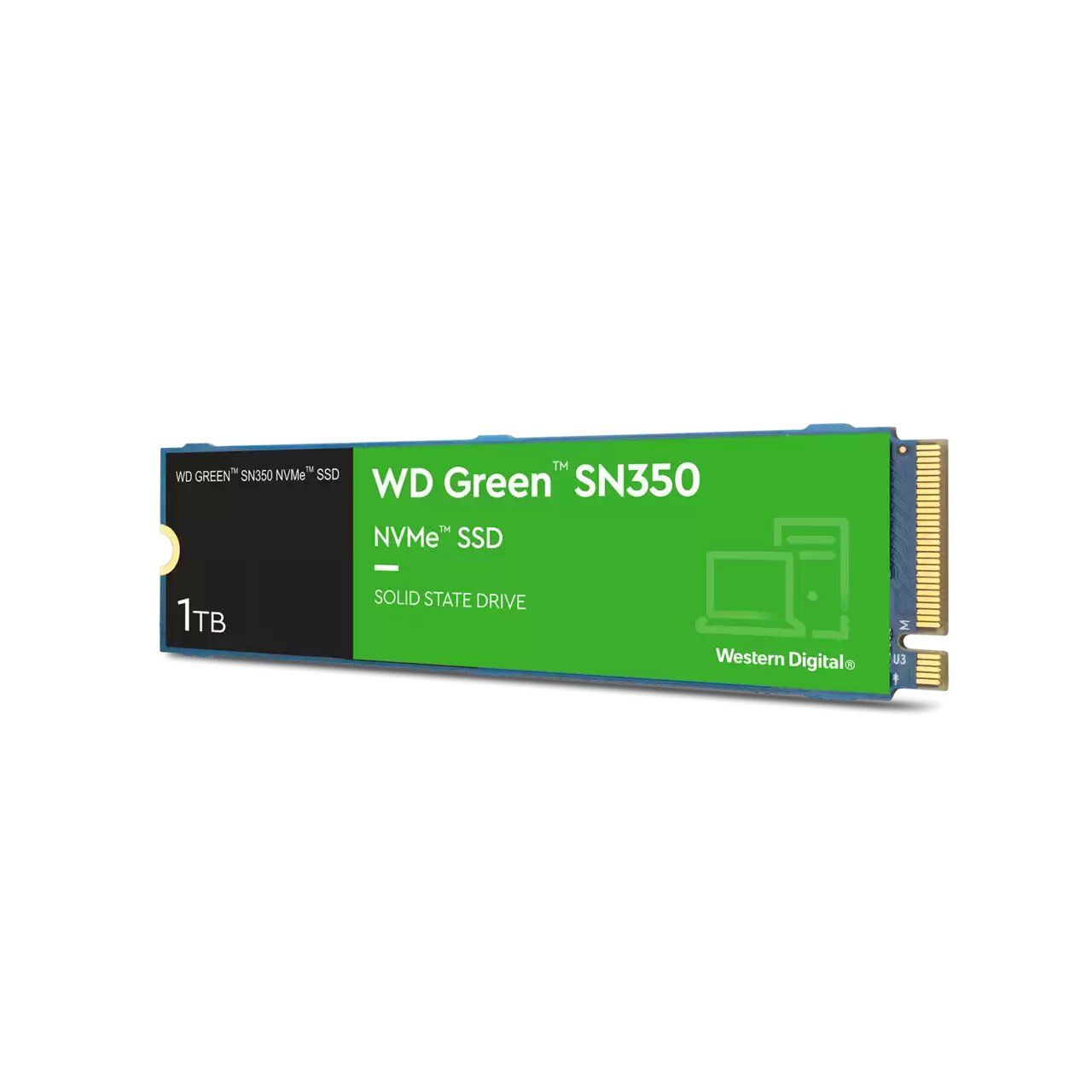 WDS100T3G0C - SSD WD Green 1Tb M.2 NVMe PCIe QLC Lectura 3200 Mb/s Escritura 2500 Mb/s PC/Notebook (WDS100T3G0C)