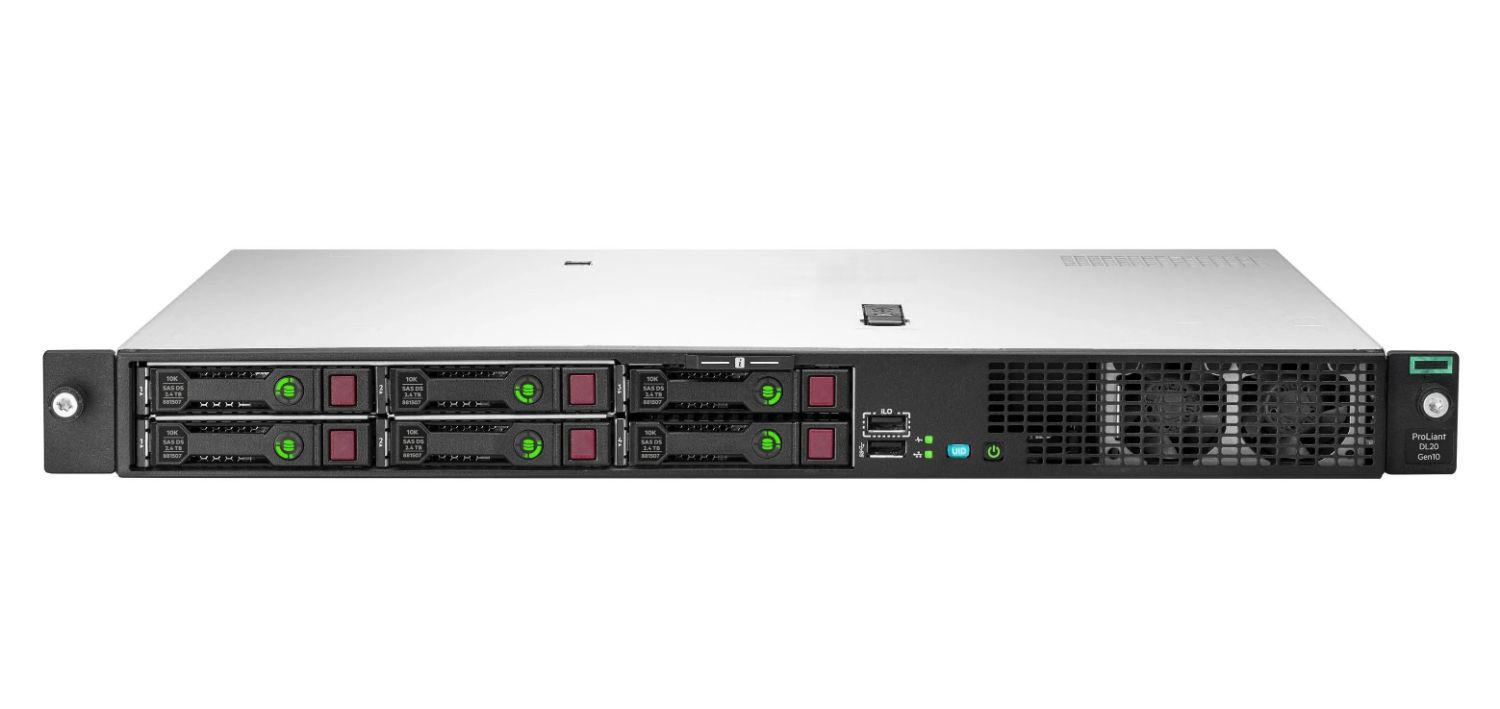 P17081-B21 CTO - Servidor HP ProLiant DL20 Gen10 Intel Xeon E-2236 16Gb 4 SFF Gigabit Ethernet 1U Rack 500W (P17081-B21)