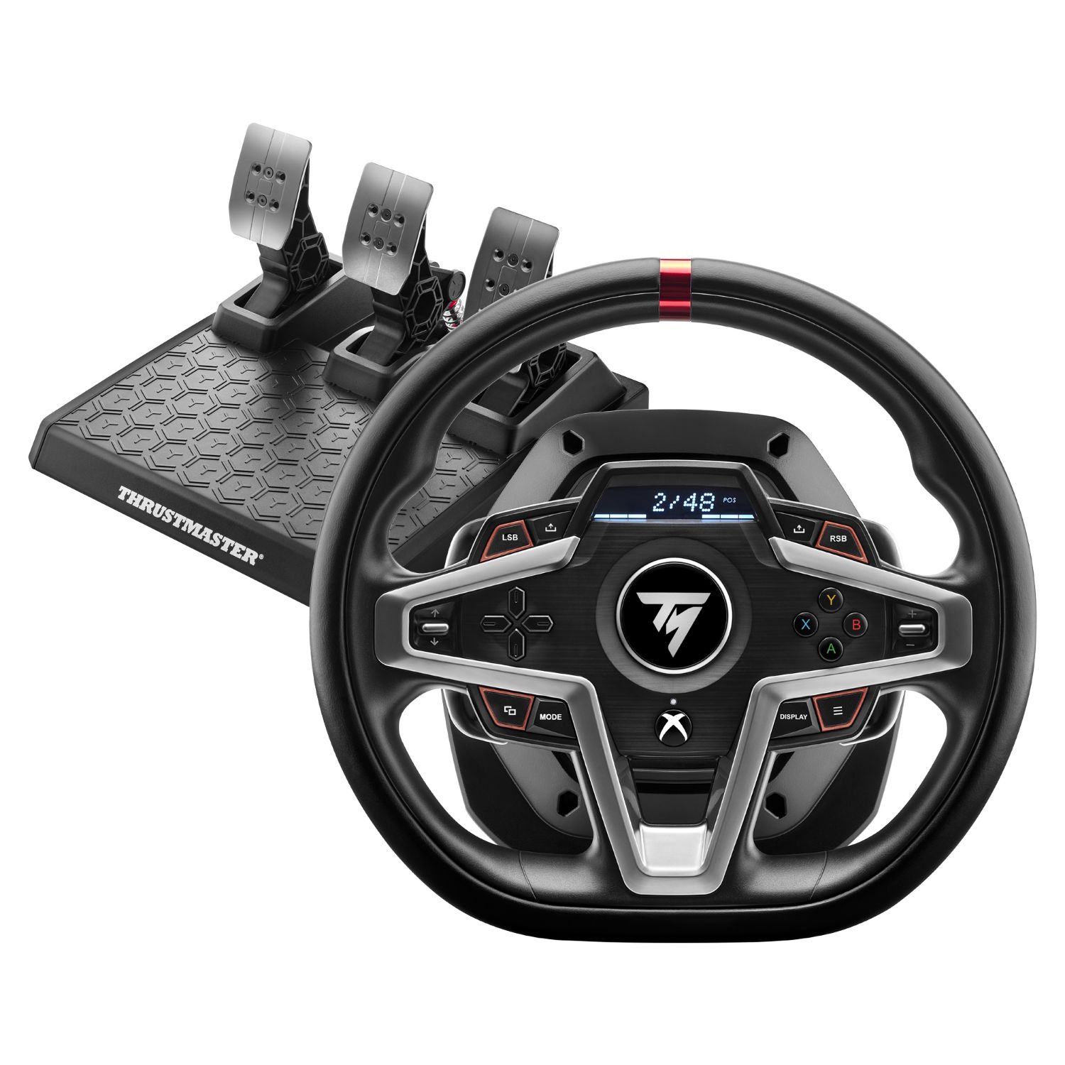 4460182 - Volante+Pedales Thrustmaster T248 Analgico/Digital Pantalla USB PC Xbox One Series Negro (4460182)