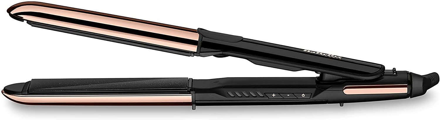 ST481E - Plancha para el Pelo BaByliss Pure Metal Negra y Oro Rosa (ST481E)