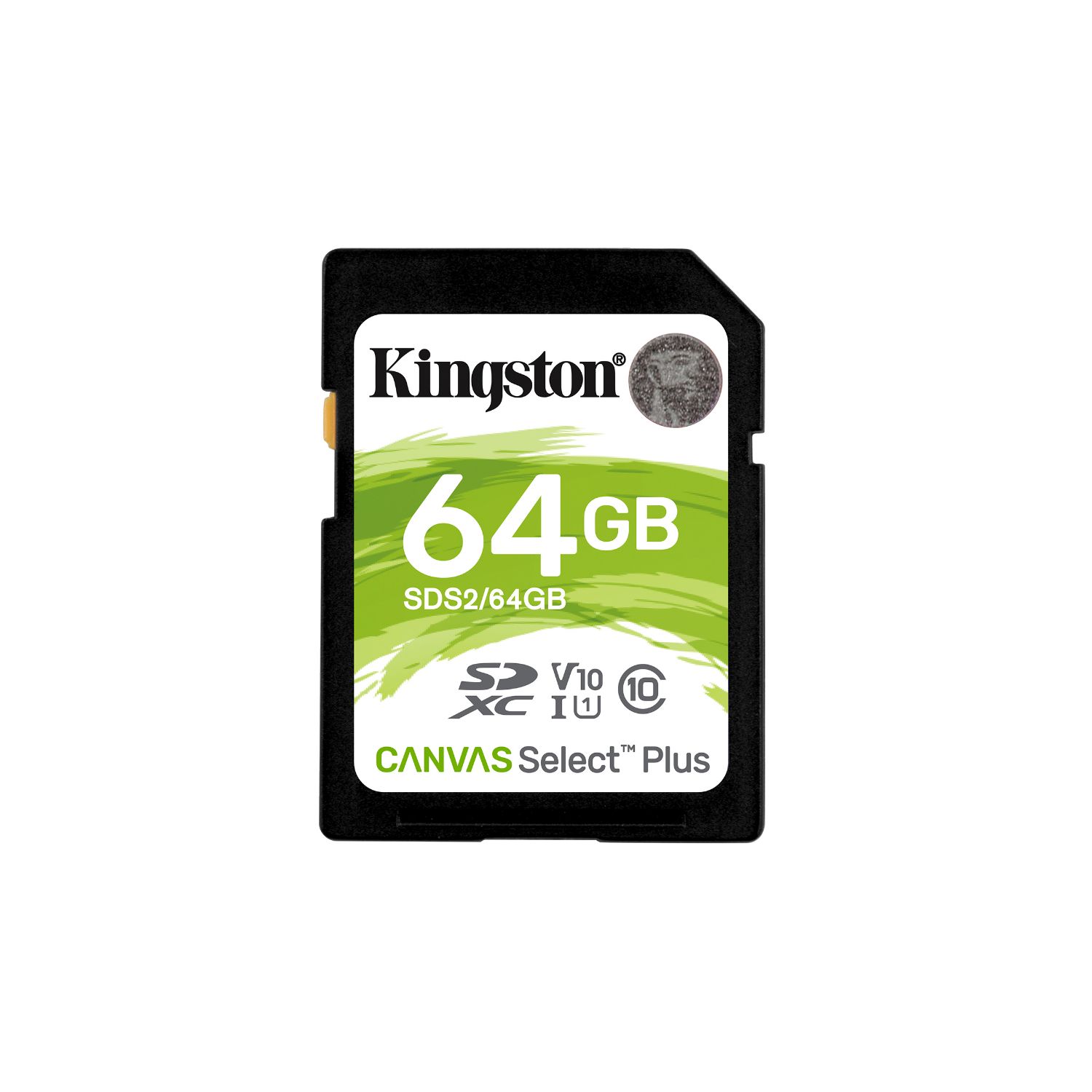 SDS2/64Gb - Kingston SDXC Canvas 64Gb Clase 10 UHS-I U1 V10 Lectura 100Mb/s (SDS2/64GB)