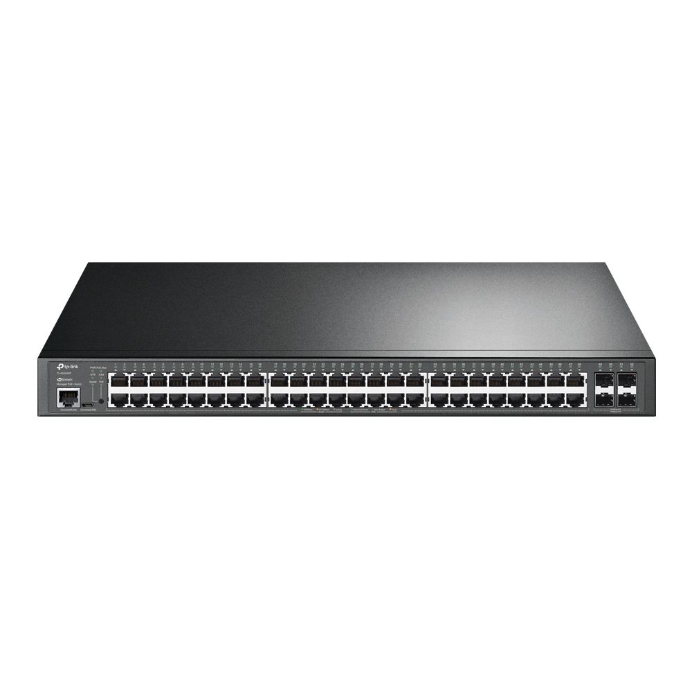 SG3452P - Switch TP-Link 48xRJ45 4xSFP Ethernet 10/100/1000 PoE 384W Rack 1U Negro (TL-SG3452P)