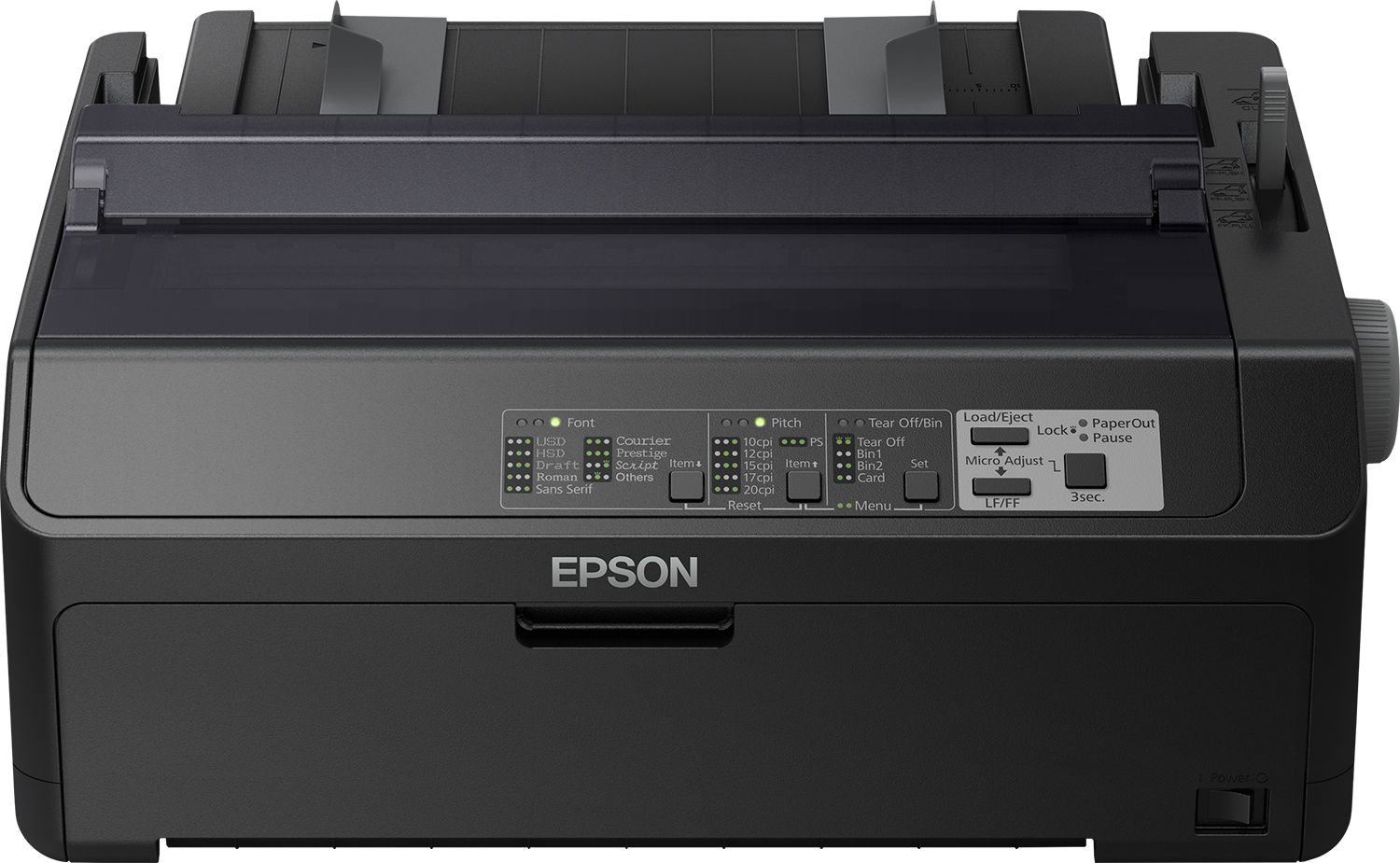 C11CF39401 - Impresora Matricial EPSON LQ-590II 24 agujas 80 columnas Paralelo USB 2.0 Negra (C11CF39401)