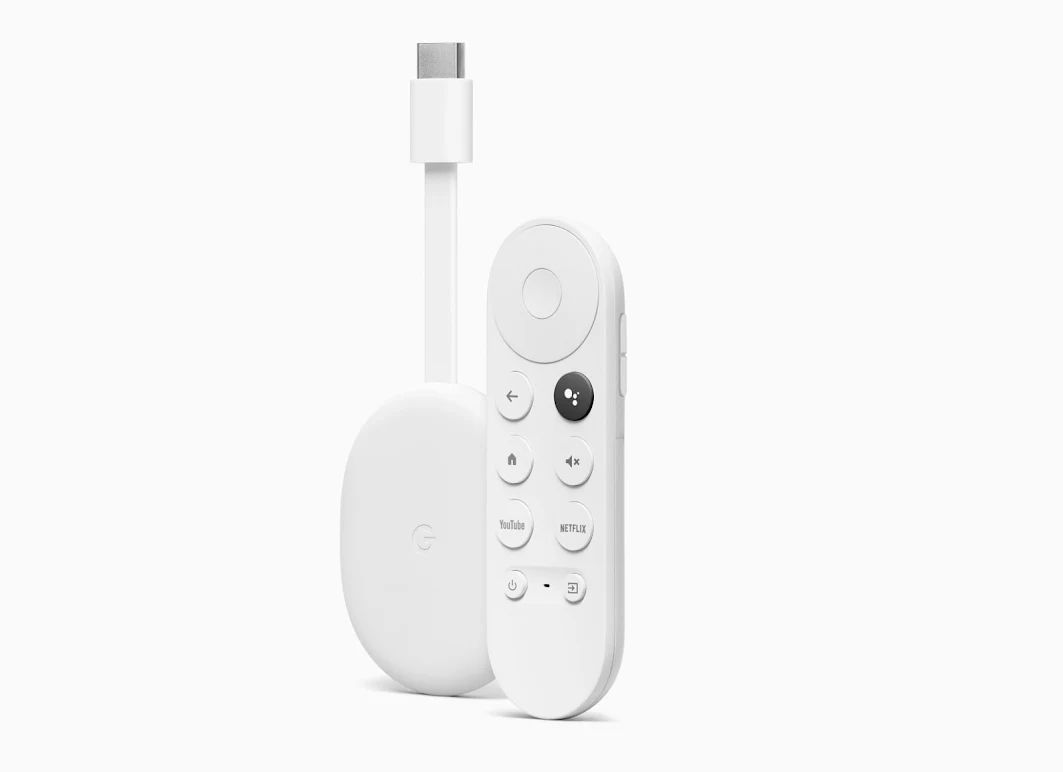 GA03131-IT - Google Chromecast FHD WiFi 5 Bluetooth 1xUSB-C 1xHDMI Google TV Android TV Blanco + Mando (GA03131-IT)