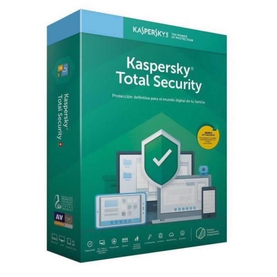KL1949S5AFS-20PFSK - Antivirus KASPERSKY Total Security 1 dispositivo 1 ao (KL1949S5AFS-20PFSK)