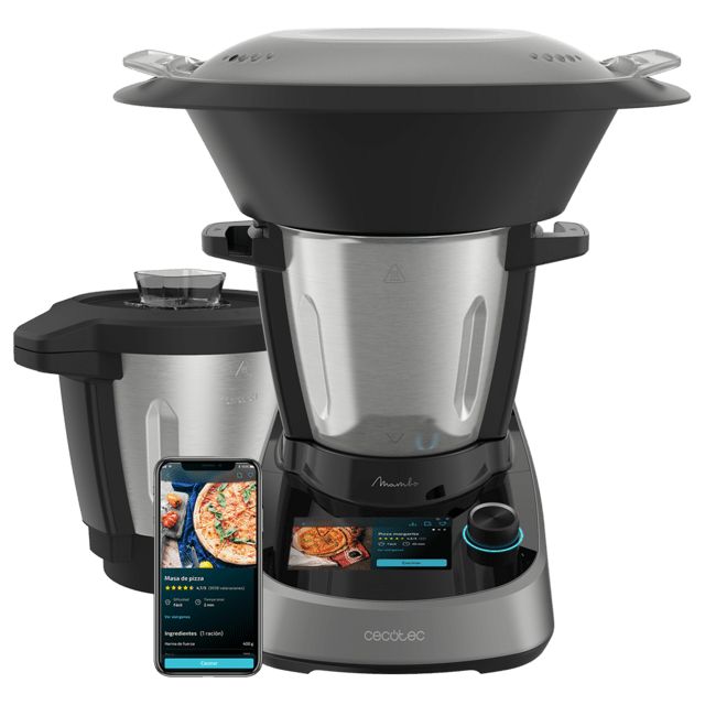 04346 - Robot de Cocina Multifuncin CECOTEC Mambo Touch 1600W 37 Funciones Pantalla Tctil TFT 5