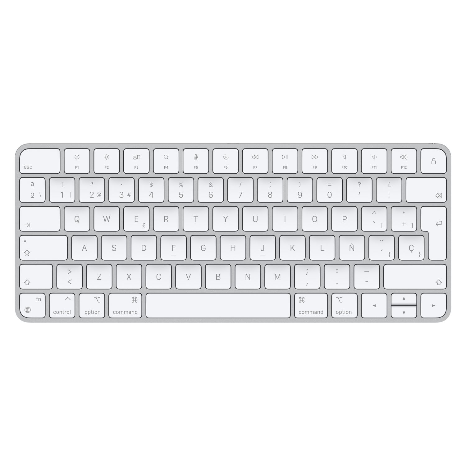 MK2A3Y/A - Teclado Apple Magic Keyboard Multimedia USB Bluetooth Aluminio/Blanco (MK2A3Y/A)