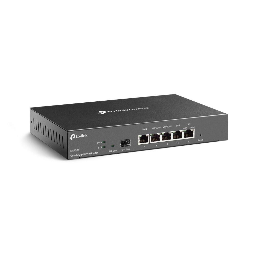 ER7206 - Router TP-Link VPN SafeStream 4XRJ45 Gigabit Ethernet LAN Multi-WAN Negro (TL-ER7206)