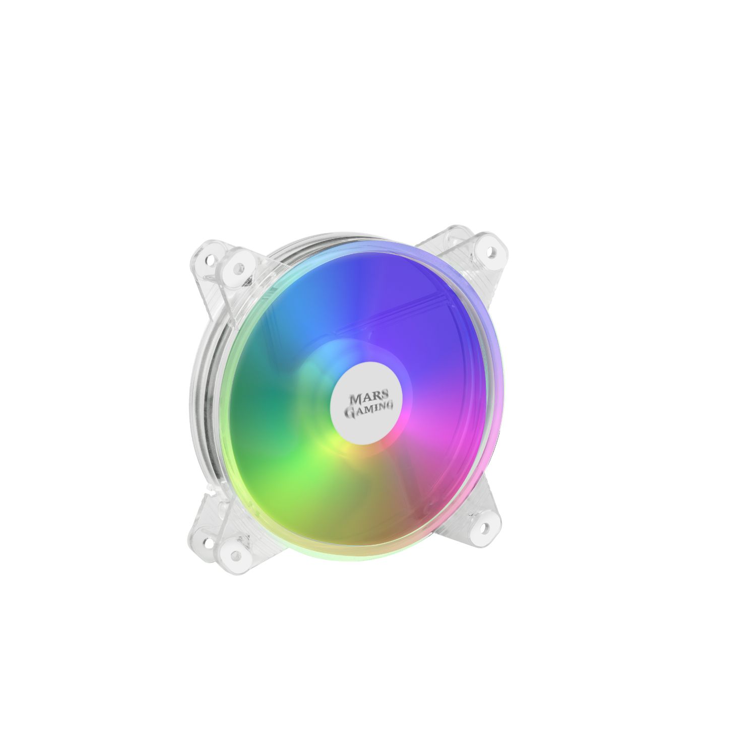 MFD - Ventilador Mars Gaming 120mm 1100rpm Dual RGB Transparente (MFD)