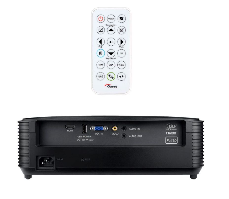 E9PD7D101EZ2 - Proyector Optoma S336 SVGA DLP 4000L 3D VGA HDMI Negro (E9PD7D101EZ2)
