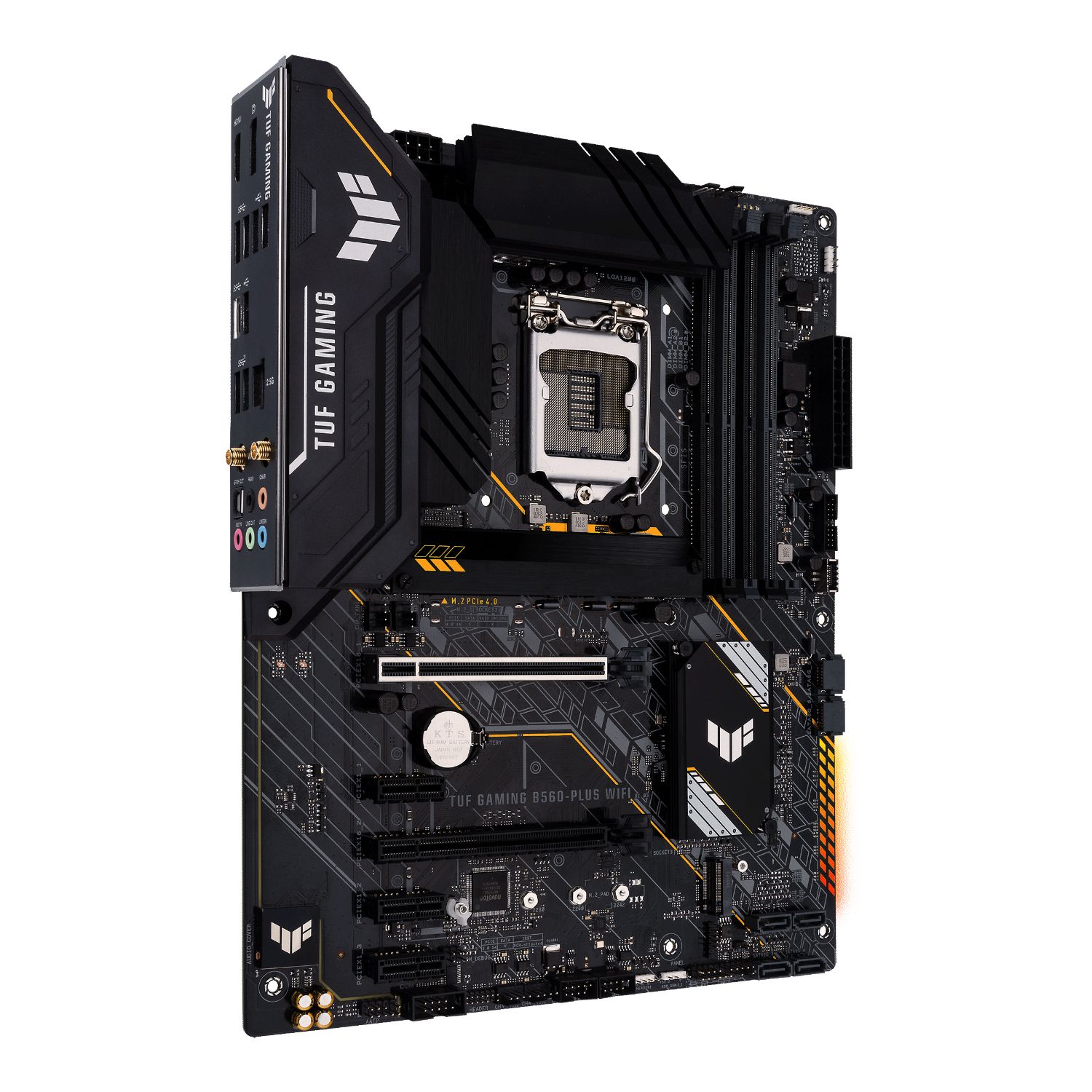 90MB1740-M0EAY0 - ASUS TUF GAMING B560-PLUS WIFI: (1200) 4DDR4 HDMI, Displayport, PCIe 4.0 M.2, Usb3.2 Gen 2 Type-A y Type-C, USB 3.2 Gen 1 Type-C, Wi-Fi 6, 2.5Gb Ethernet, 6SATA, ATX