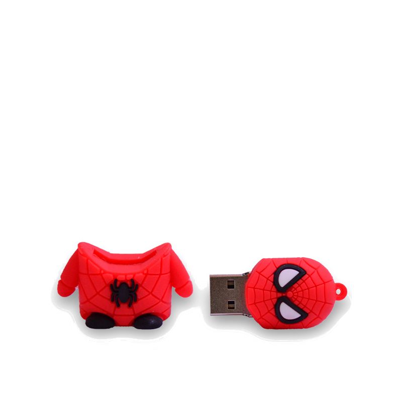 TEC5501-32 - Pendrive Tech One Tech Super Spider 32Gb USB-A 2.0 Llavero Negro/Rojo (TEC5501-32)