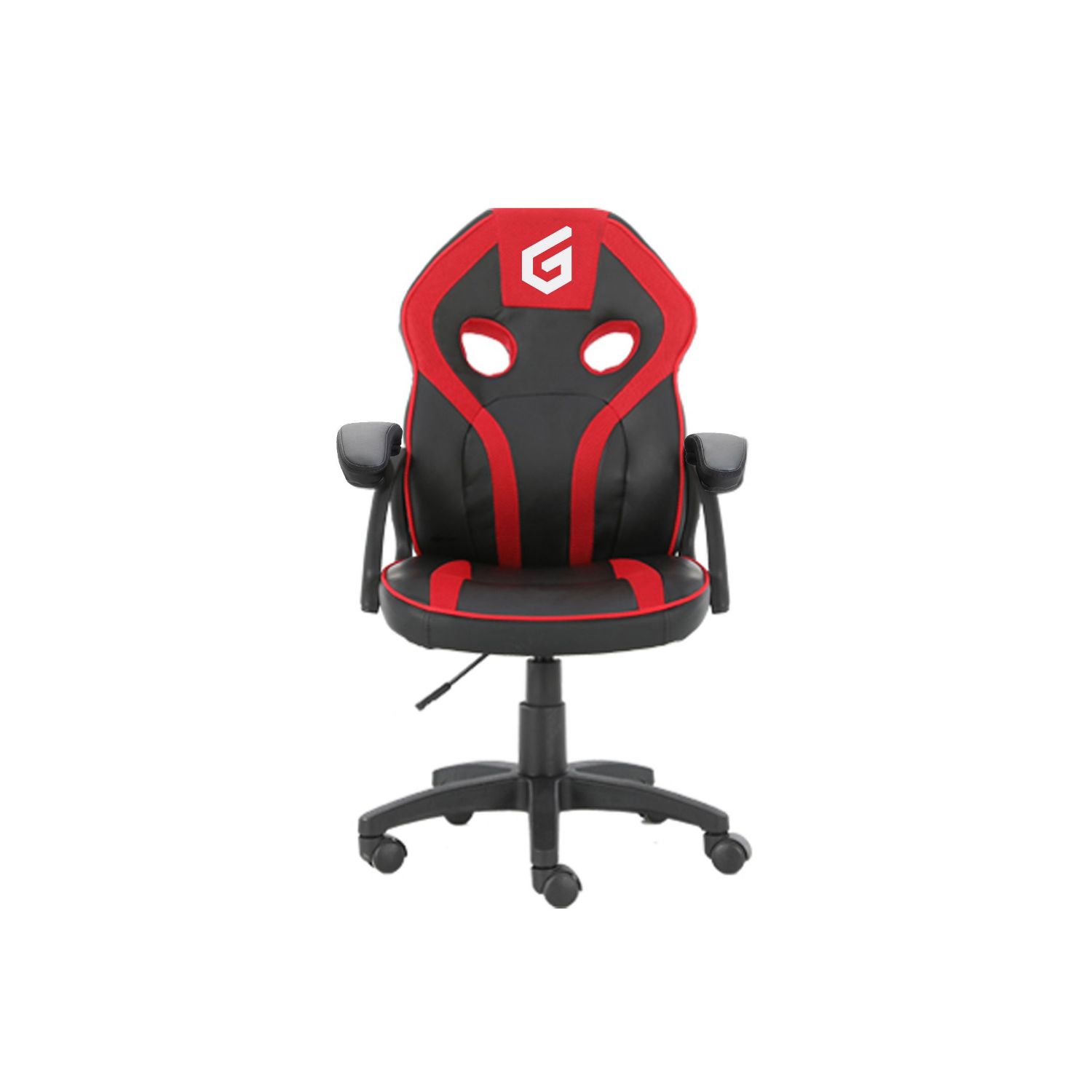 EYOTA06R - Silla Gaming CONCEPTRONIC Junior Asiento y Respaldo acolchados Reposabrazos acolchado Rotaci�n 360� Plancha ergon�mica M�ximo 120Kg Negra/Roja (EYOTA06R)