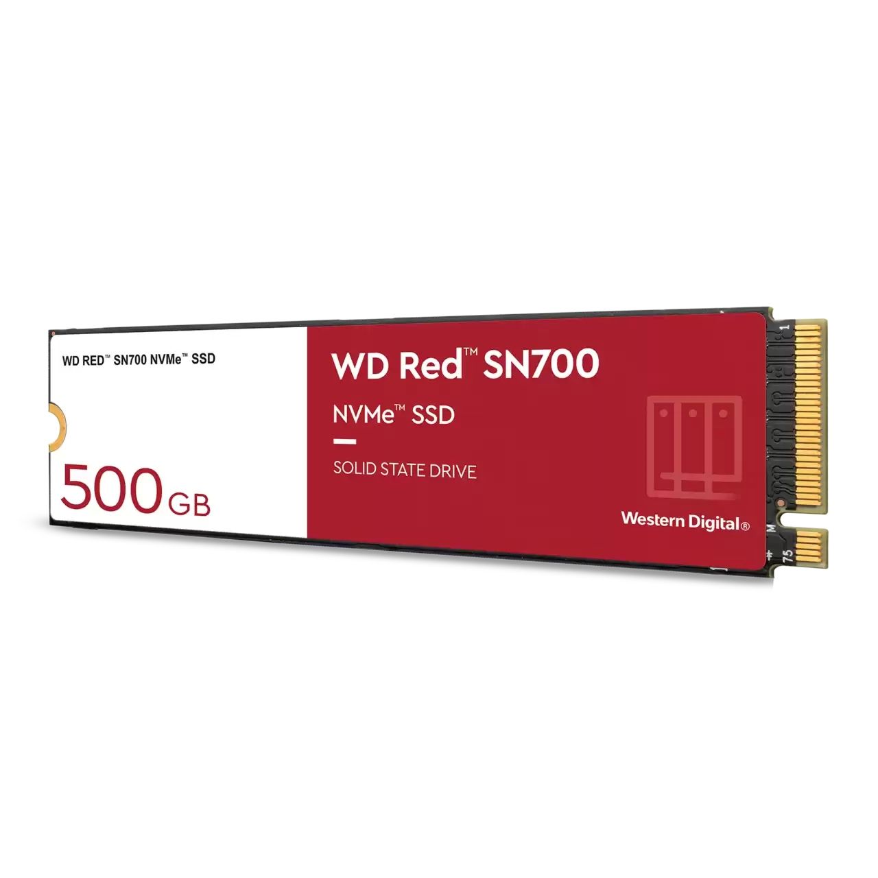 WDS500G1R0C - SSD WD Red SN700 500Gb M.2 NVMe PCIe 3.0 Lectura 3430 Mb/s Escritura 2600 Mb/s Datos 8 Gb/s NAS (WDS500G1R0C)