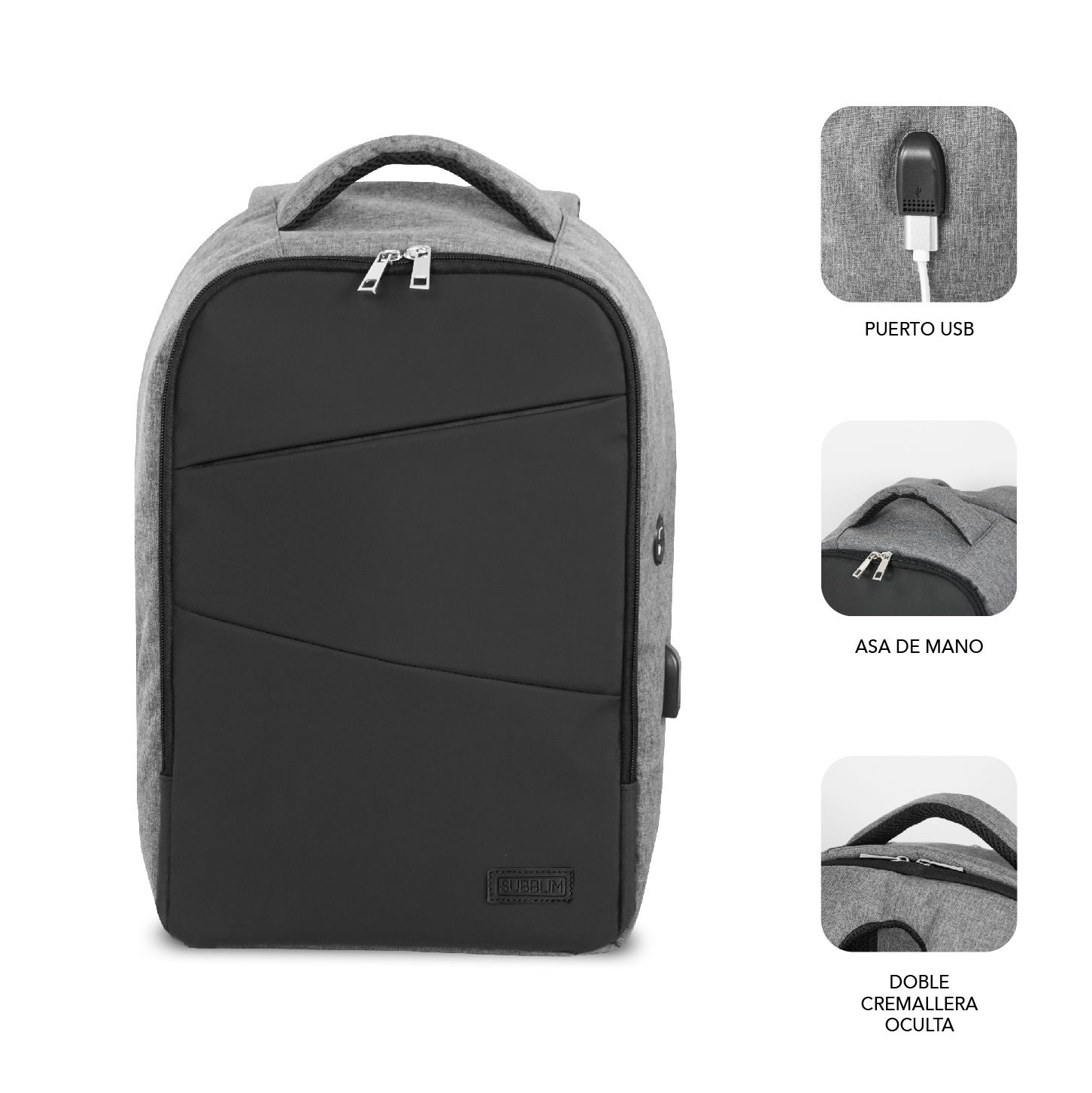 SUBBP-3SA1100 - Mochila SUBBLIM Secure V2 AP 13.3