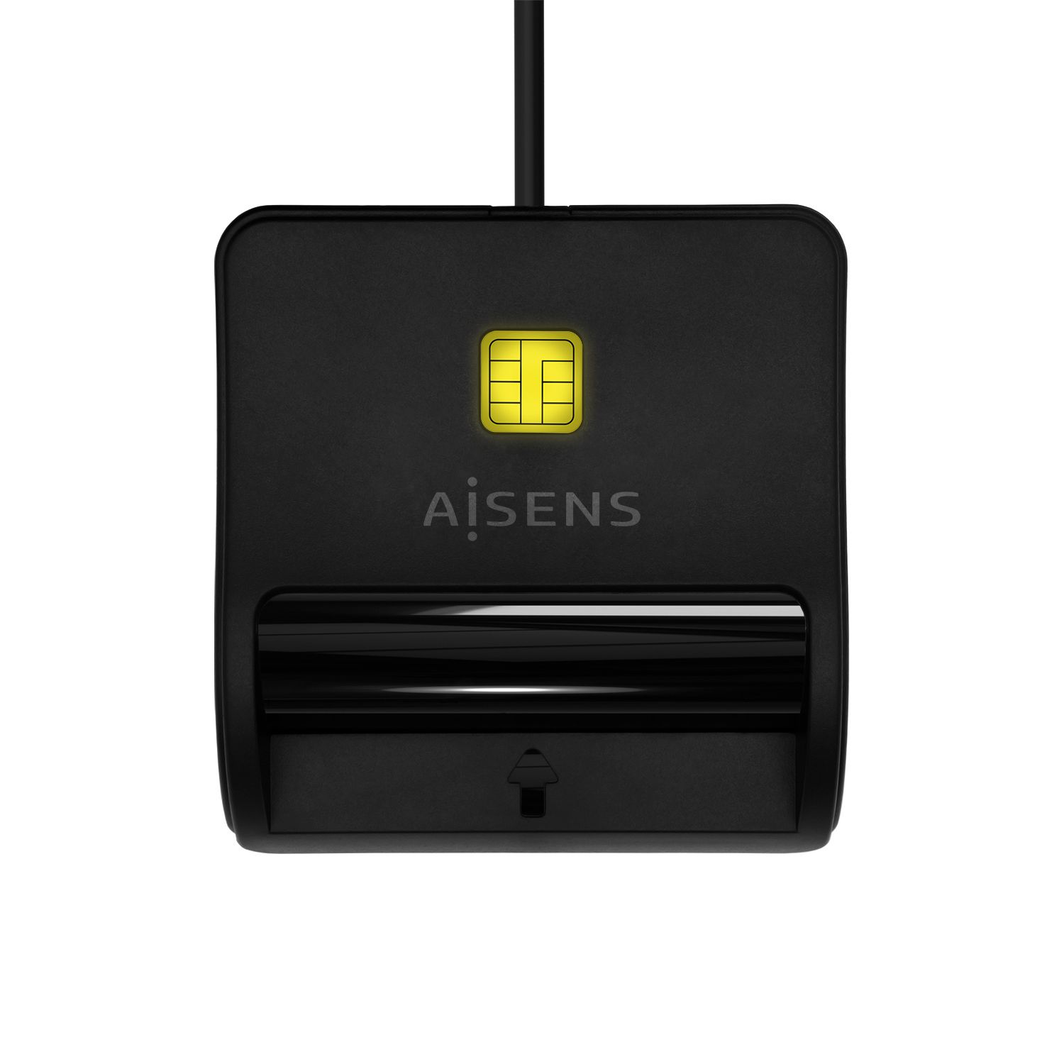 ASCR-SN03C-BK - Lector de Tarjetas AISENS Smart Cards DNIe USB-C 2.0 Negro (ASCR-SN03C-BK)