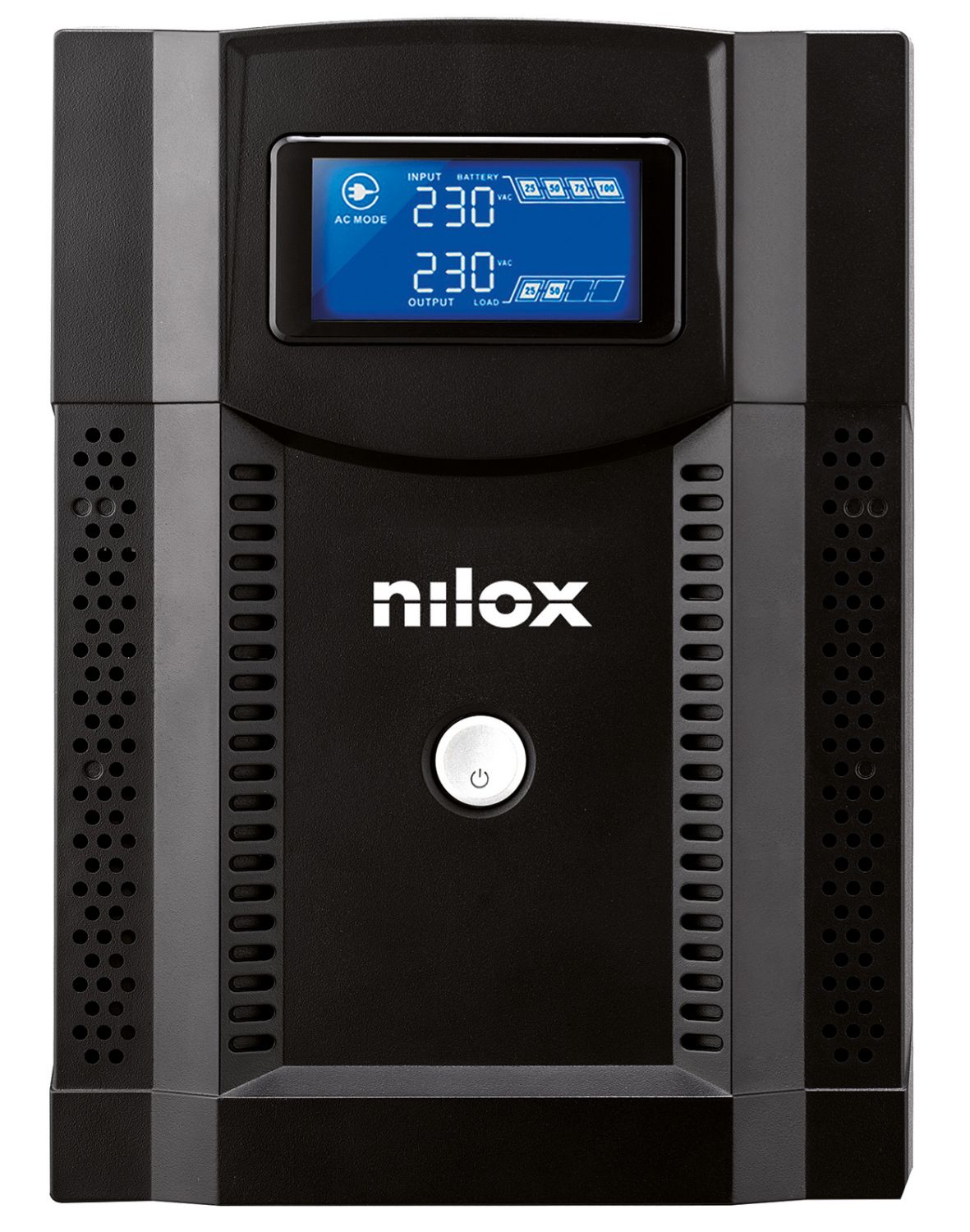 NXGCLISW3K2X9V2 - S.A.I. NILOX Premium Line Interactive Sinewave 3000VA 2100W LCD 4 Tomas 2xRJ45 45dB 2ms Negra (NXGCLISW3K2X9V2)