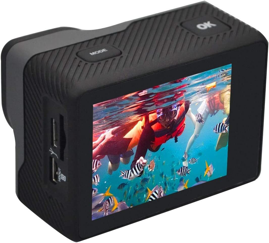 ACK-8062W - Sportcam DENVER 4K UHD 2? 5Mp 720p 1080p IP68 WiFi mUsb mHDMI USB 2.0 Sensor CMOS Micrfono Altavoces Negra (ACK-8062W)