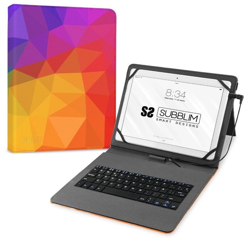 SUBKT1-USB053 - Funda con Teclado SUBBLIM Keytab Universal 11