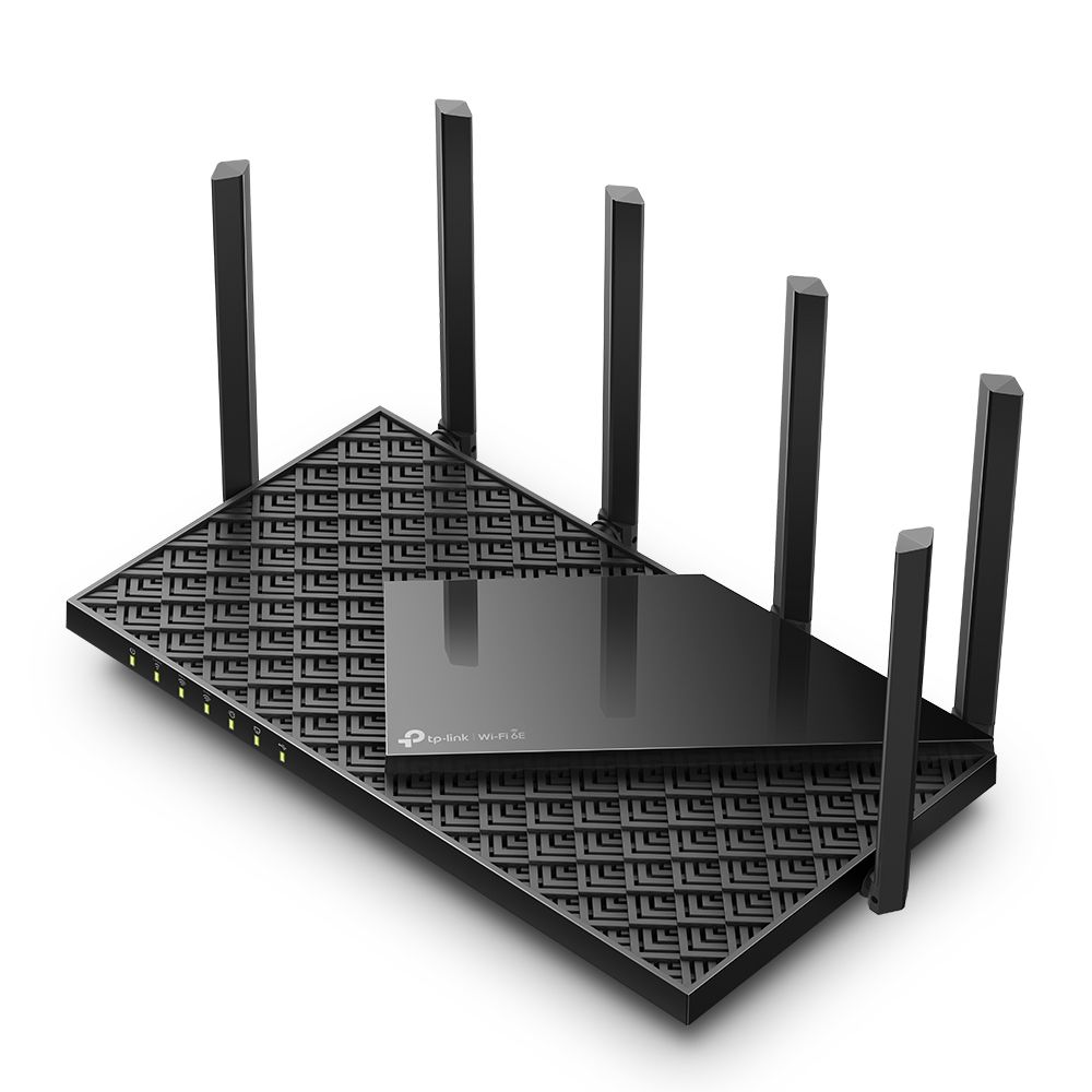 ARCHER AXE75 - Router TP-Link AX5400 Gigabit Ethernet WiFi 6 TriBand 5xRJ45 1xUSB-A 3.0 6 Antenas Externas Desmontables Negro (Archer AXE75)