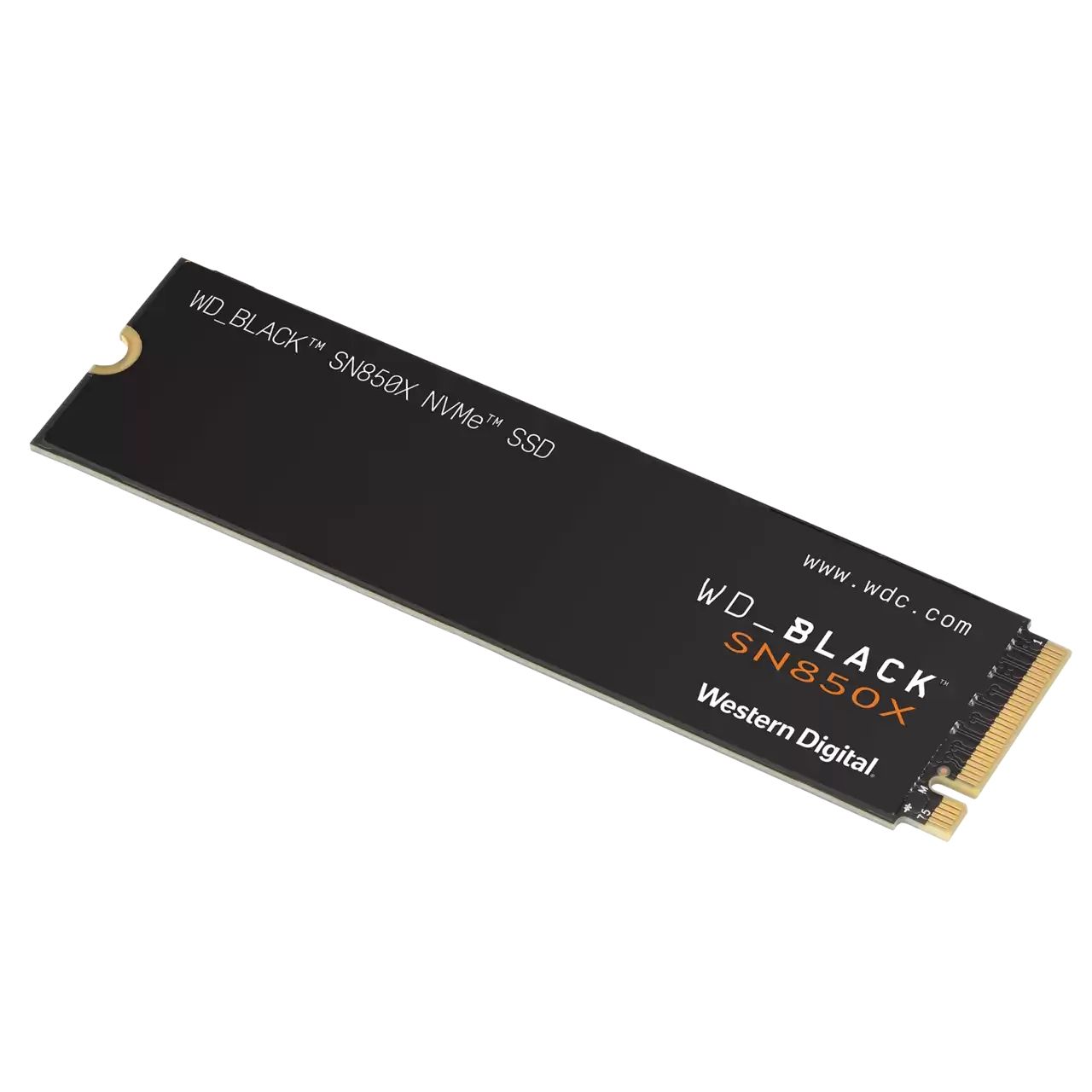 WDS100T2X0E - SSD WD Black SN850X 1Tb M.2 NVMe PCIe 4.0 Lectura 7300 Mb/s Escritura 6300 Mb/s PC (WDS100T2X0E)