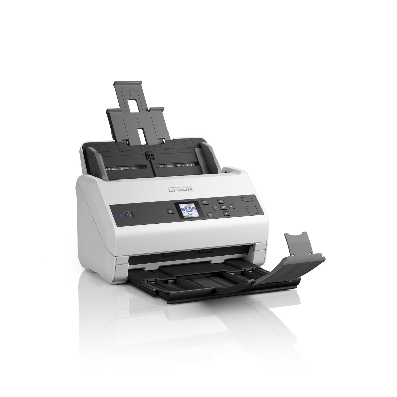 B11B250401 - Escner Documental Epson WorkForce DS-870 600dpi A4 ADF USB 3.0 Dplex Blanco/Gris (B11B250401)