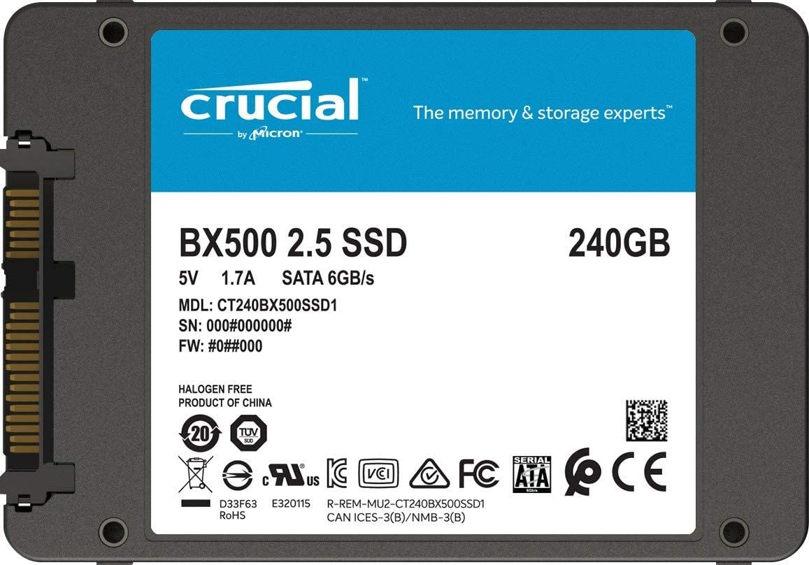 CT240BX500SSD1 - SSD Crucial BX500 2.5
