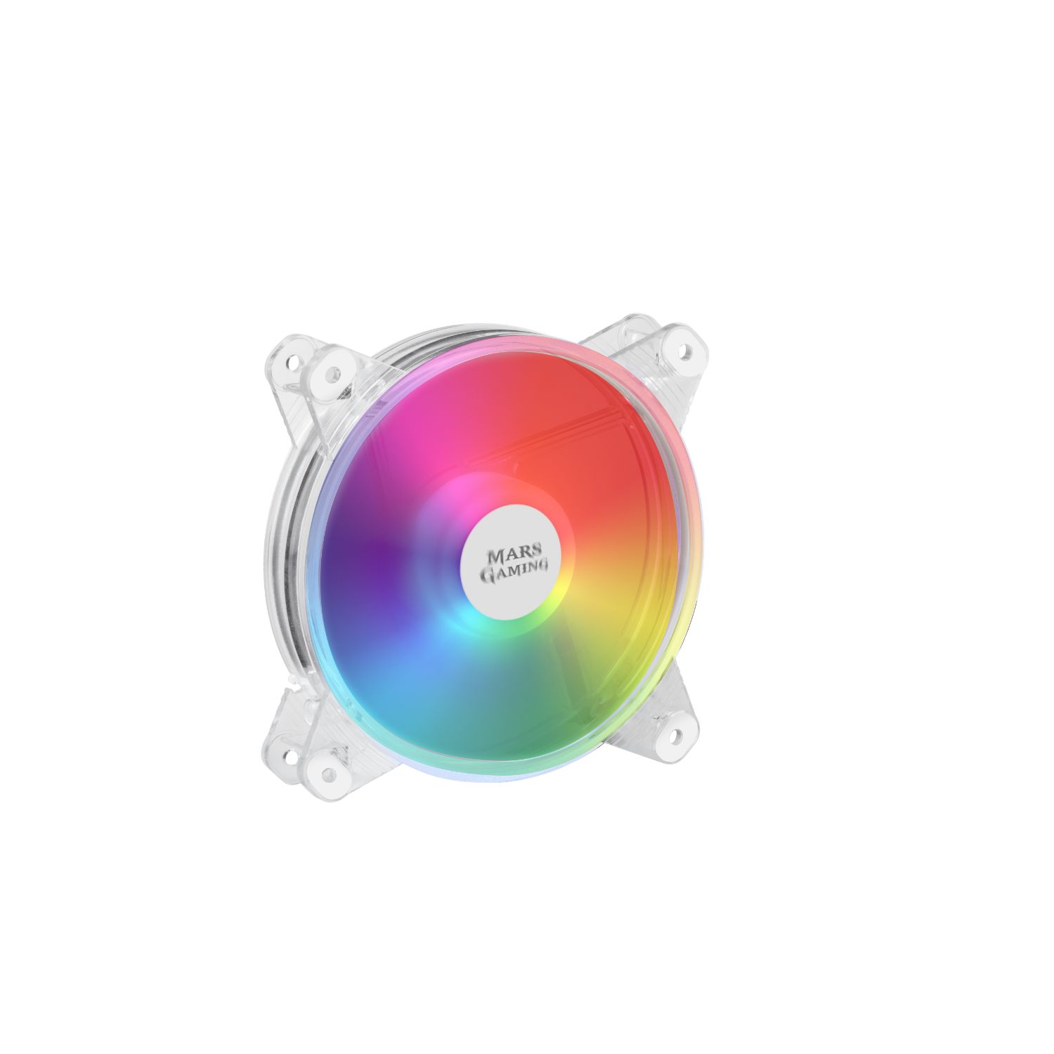 MFD - Ventilador Mars Gaming 120mm 1100rpm Dual RGB Transparente (MFD)