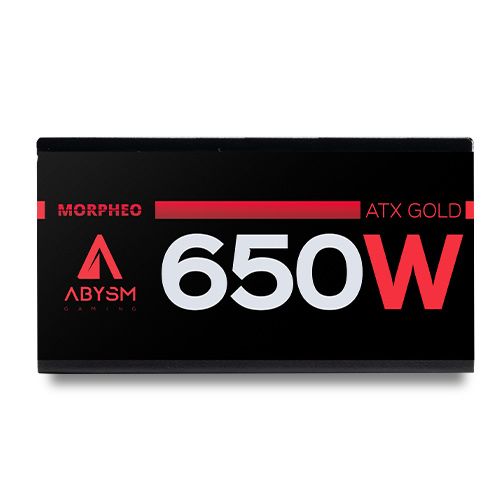 AB53005 - Fuente ABYSM Morpheo Modular ATX 650W PFC 140mm Molex SATA EPS PCIe 80 Plus Gold Negra (AB53005)