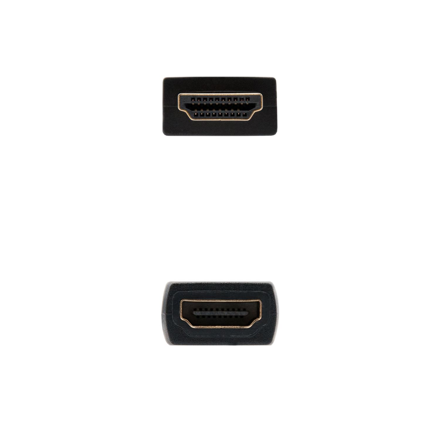 10.15.1011 - Nanocable HDMI2.0 A/M-A/H 1m Negro (10.15.1011)