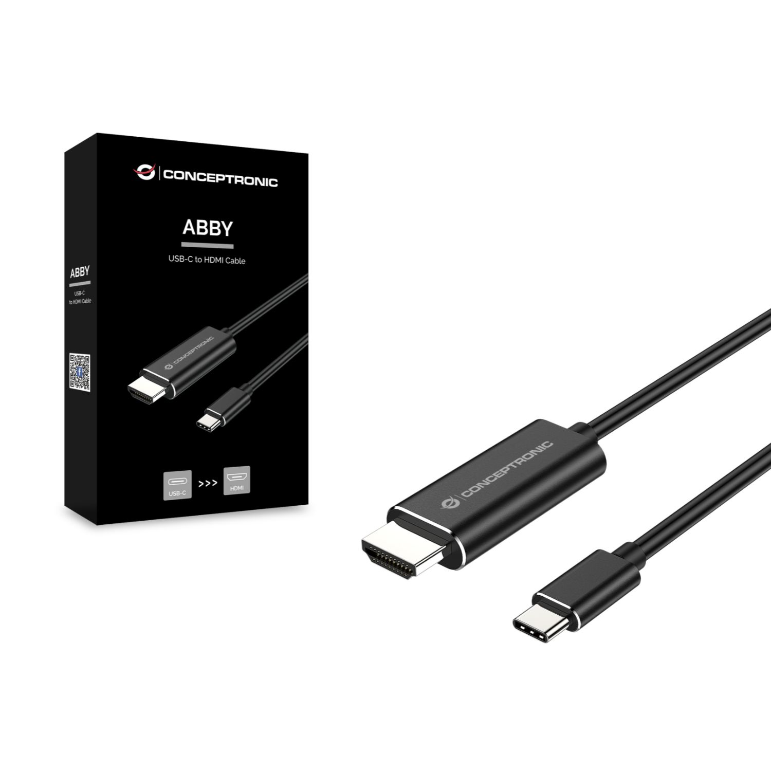 ABBY04B - Cable CONCEPTRONIC USB-C/M a HDMI/M 2m Negro (ABBY04B)