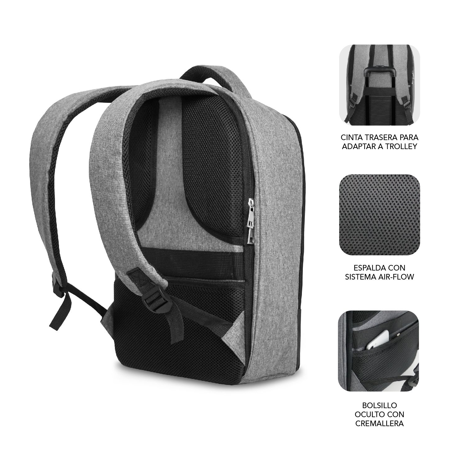 SUBBP-3SA1100 - Mochila SUBBLIM Secure V2 AP 13.3