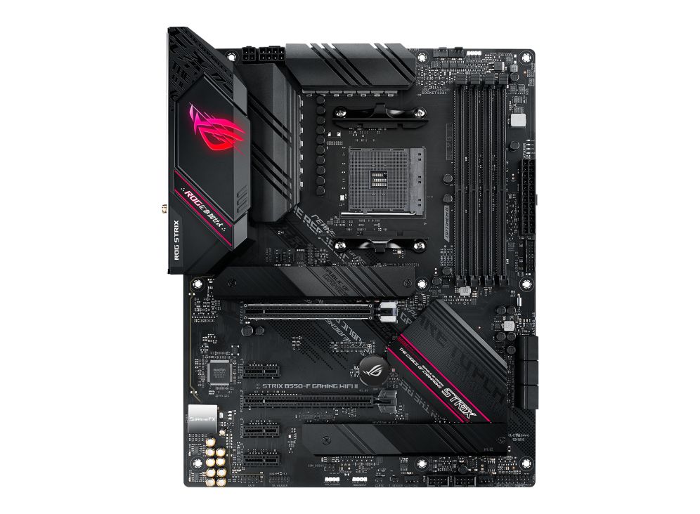 90MB19V0-M0EAY0 - Placa base ASUS ROG STRIX B550-F GA WIFI II: (AM4) 4DDR4 SATA3 M.2 PCIe USB 2.0 USB-A 3.0/3.1 USB-C 3.1 HDMI DP RJ45 ATX 7.1 WiFi 6 Bluetooth 5.2 Gigabit Ethernet 2.5