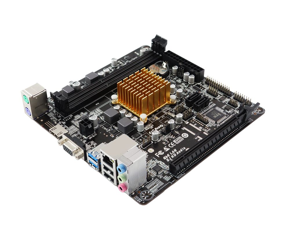 A68N-2100K - Placa base Biostar A68N-2100K: AMD E1-6010 2DDR3 SATA3 PCIe USB 2.0 USB-A 3.0 VGA HDMI PS/2 HDCP 7.1 Mini-ITX Gigabit Ethernet
