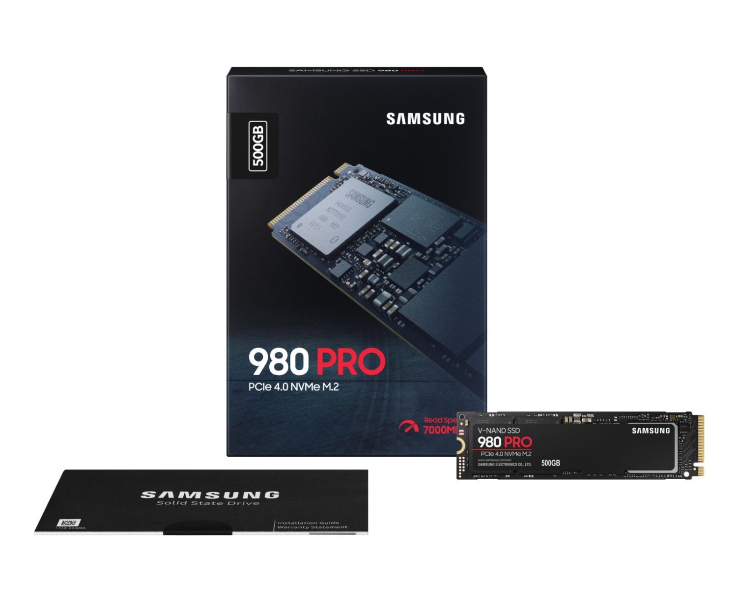 MZ-V8P500BW - SSD Samsung 980 Pro NVMe M.2 PCIe 4.0 512Gb V-NAND MLC Lectura 6900 Mb/s Escritura 5000 Mb/s PC (MZ-V8P500BW)