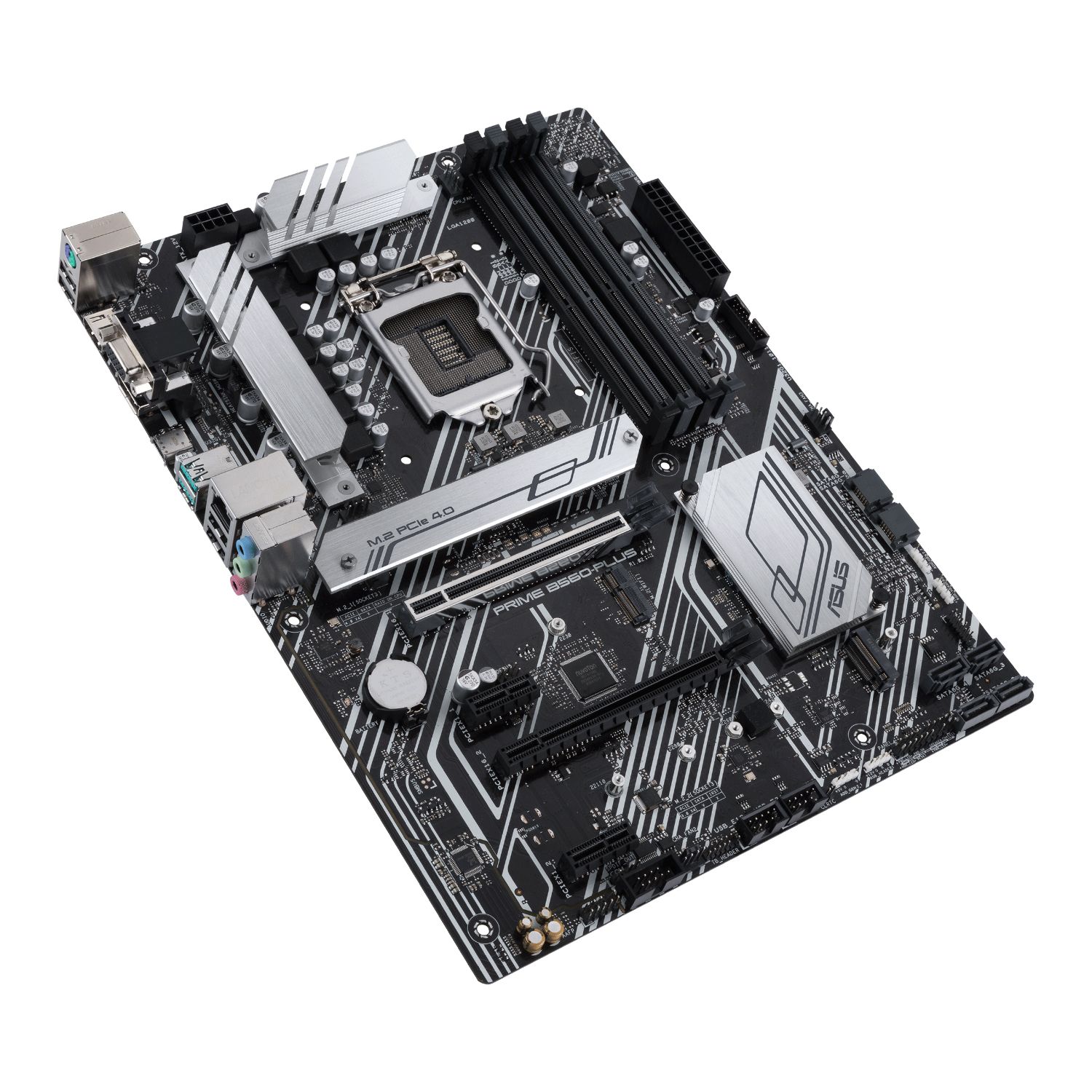 90MB16N0-M0EAY0 - ASUS PRIME B560-PLUS: (1200) 4DDR4 SATA3 PCIe M.2 USB 2.0 USB-A 3.1 USB-C 3.0 VGA HDMI DP RJ45 PS/2 ATX 7.1 Gigabit Ethernet