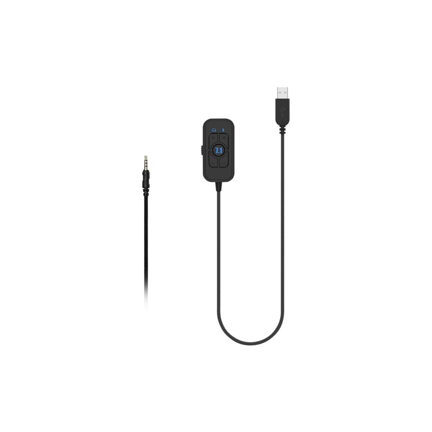 AB854002 - Auriculares+Micrfono Gaming Abysm AG700 Pro 7.1 Supra-Aurales Binaurales 3.5mm Cable 1.2m Blancos/Azules (AB854002)